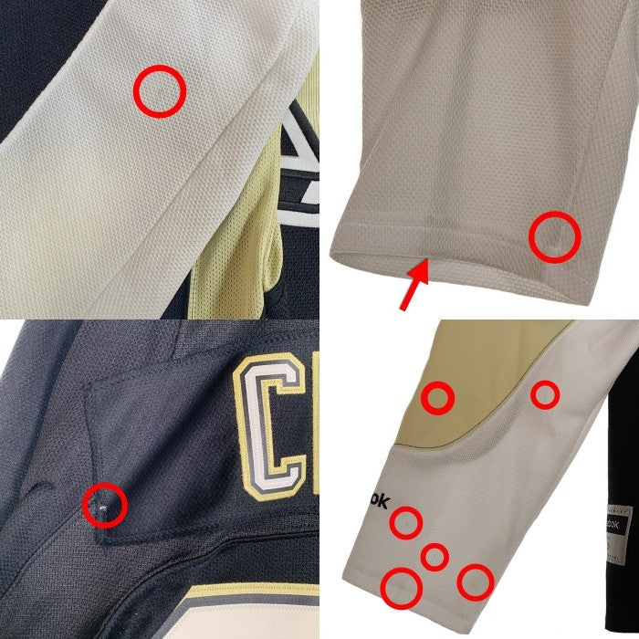 Reebok リーボック NHL ピッツバーグ・ペンギンズ CROSBY クロスビー ホッケーシャツ ブラック Size S 福生店