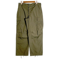 60’s U.S.ARMY 米軍 ジャングルファティーグ ミリタリーカーゴパンツ オリーブ リップストップ 8405-935-3307 69年会計 1 Size M-S 福生店