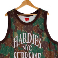 SUPREME シュプリーム 23SS Hardies Camo Basketball Jersey カモ バスケットボールジャージ タンクトップ ゲームシャツ グリーン Size XL 福生店