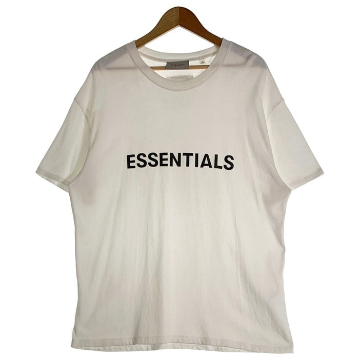 FOG ESSENTIALS エッセンシャルズ フロントラバープリント Tシャツ ホワイト Size M 福生店