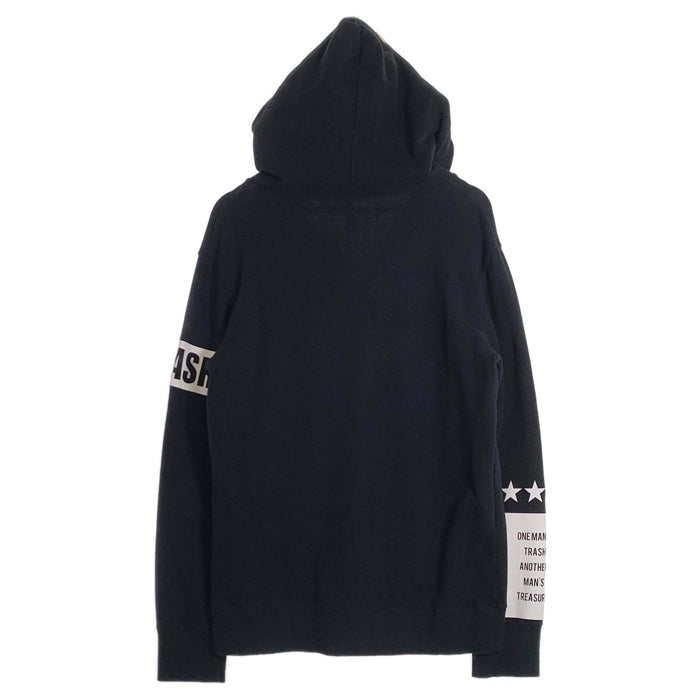 glamb グラム 15AW Otis CS ジップアップ スウェットパーカー ブラック GB15WT/CS01 Size 3 福生店