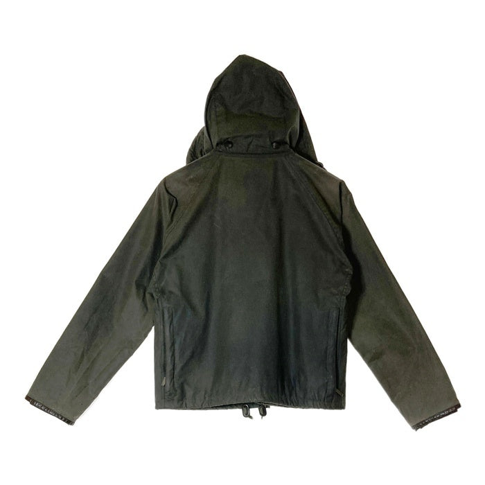 Barbour バブアー 1202060 ショート丈 オイルドコーティングジャケット SL SPEY フード付き カーキ size36 瑞穂店