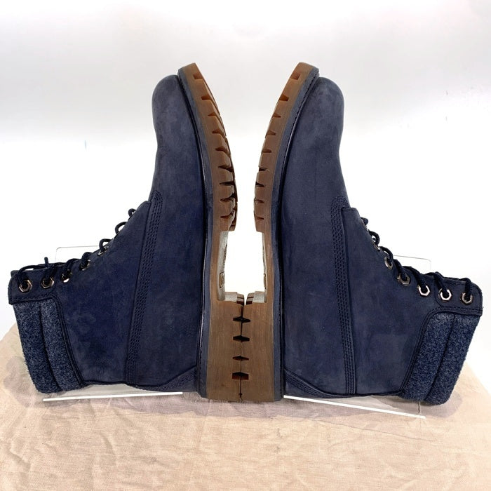 Timberland ティンバーランド 6インチ ブーツ ヌバックレザー ネイビー A159L 4898 Size 27cm 福生店
