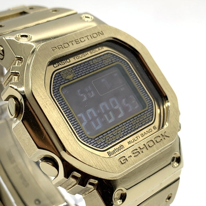 CASIO カシオ G-SHOCK 電波ソーラー デジタル 腕時計 フルメタルゴールド GMW-B5000GD-1JF 福生店