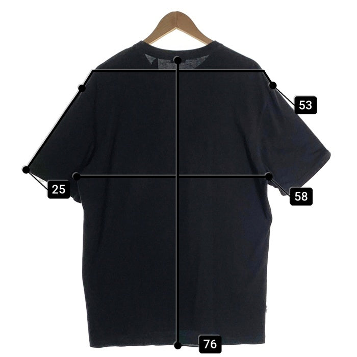 MONCLER GENIUS モンクレール ジーニアス FRAGMENT フラグメント MAGLIA T-SHIRT スプレープリント 半袖 Tシャツ ブラック F209U8C70710 8392B Size XL 福生店