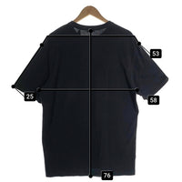 MONCLER GENIUS モンクレール ジーニアス FRAGMENT フラグメント MAGLIA T-SHIRT スプレープリント 半袖 Tシャツ ブラック F209U8C70710 8392B Size XL 福生店