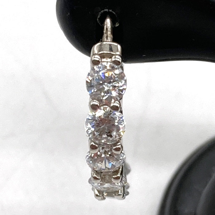 gift from New York ギフトフロムニューヨーク フルエタニティ フープピアス シルバー925 プラチナコーテイング 瑞穂店