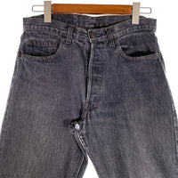 90's Levi's リーバイス 501-0658 ブラックデニムパンツ ジーンズ USA製 裾カットオフ Size 32×30 福生店