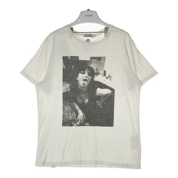 HYSTERIC GLAMOUR ヒステリックグラマー 0293CT19 COURTNEY LOVE コートニー・ラブ フォトプリント Tシャツ ホワイト sizeL 瑞穂店