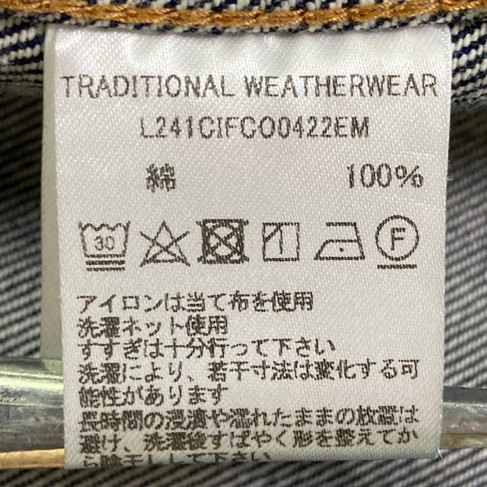 TRADITIONAL WEATHERWEAR トラディショナルウェザーウェア L241CIFCO0422EM ARKLEY A-LINE DENIM アークリー Aライン デニムジャケット インディゴ size34 瑞穂店