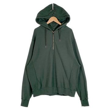 ATRCTR アトラクター 25SS ハーフジップ プルオーバースウェットパーカー フーディー グリーン Size 1 福生店