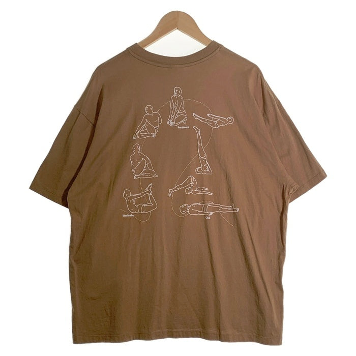 Stockholm(Surfboard)Club ストックホルムサーフボードクラブ プリントTシャツ ブラウン Size XL 福生店