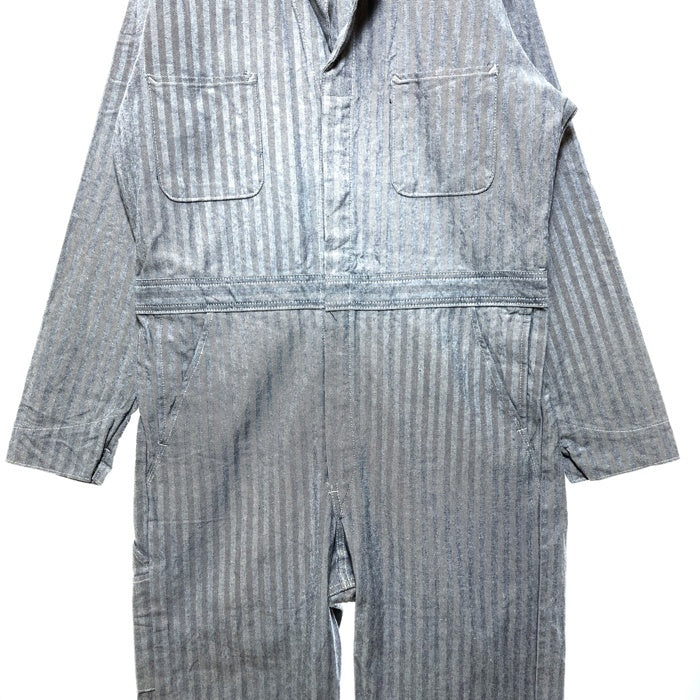 RED KAP レッドキャップ ヘリンボーン オールインワン 月桂樹ボタン グレー Size 42 瑞穂店