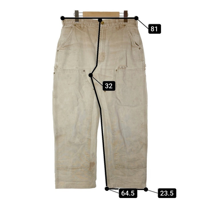 Carhartt カーハート B01BRN ダック ダブルニー ペインターパンツ メキシコ製 ブラウン size34 瑞穂店