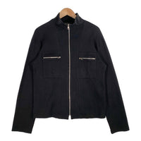agnes.b homme. アニエスベーオム ハイネック ジップアップカットソー コットン ブラック フランス製 Size 3 福生店