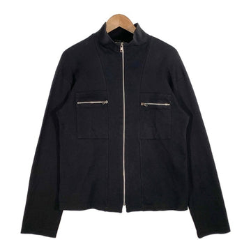 agnes.b homme. アニエスベーオム ハイネック ジップアップカットソー コットン ブラック フランス製 Size 3 福生店