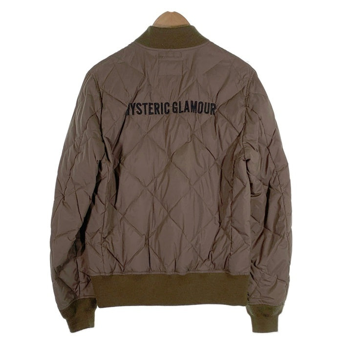 HYSTERIC GLAMOUR ヒステリックグラマー ナイロン キルティングジャケット プリマロフト オリーブ 0253AB10 Size L 福生店