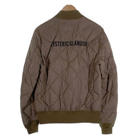 HYSTERIC GLAMOUR ヒステリックグラマー ナイロン キルティングジャケット プリマロフト オリーブ 0253AB10 Size L 福生店
