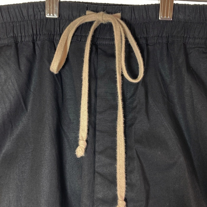 RICK OWENS リックオウエンス RU17S9381 ドローストリング サルエルパンツ ブラック size48 瑞穂店