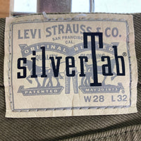 LEVI'S リーバイス Silver Tab LOOSE デニムパンツ カーキ sizeW28 L32 瑞穂店