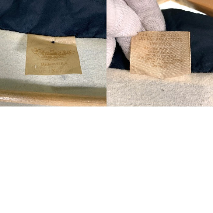 AUBURN SPORTSWEAR アーバンスポーツウェア TEACHER’S HIGHLAND CREAM SCOTCH WHISKY ナイロン コーチジャケット ネイビー USA製 Size XL 福生店