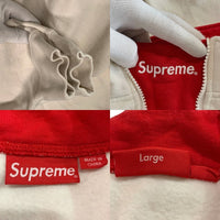 SUPREME シュプリーム 22AW Washed Half Zip Pullover ウォッシュドハーフジッププルオーバー スウェットトレーナー ホワイト Size L 福生店