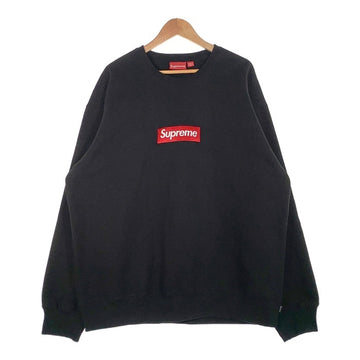 SUPREME シュプリーム 22AW Box Logo Crewneck ボックスロゴ クルーネックスウェットトレーナー ブラック 赤ボックス Size XXL 福生店