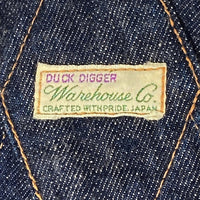 WAREHOUSE ウエアハウス ダックディガー No.1デニム オーバーオール DD-1006XX インディゴ Size 34 瑞穂店
