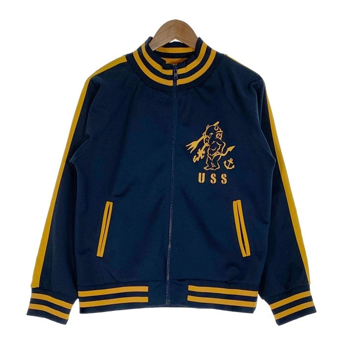 Ted Company テッドカンパニー トラックジャケット ジャージトップ プリント ネイビー イエロー Size M 福生店