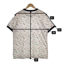 SUPREME シュプリーム 18AW Scatter Ringer Tee スキャッター リンガーTシャツ ホワイト ネイビー Size L 福生店