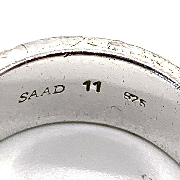 SAAD サード 太陽神 2ライン シルバーリング SV925 Size 11号 福生店