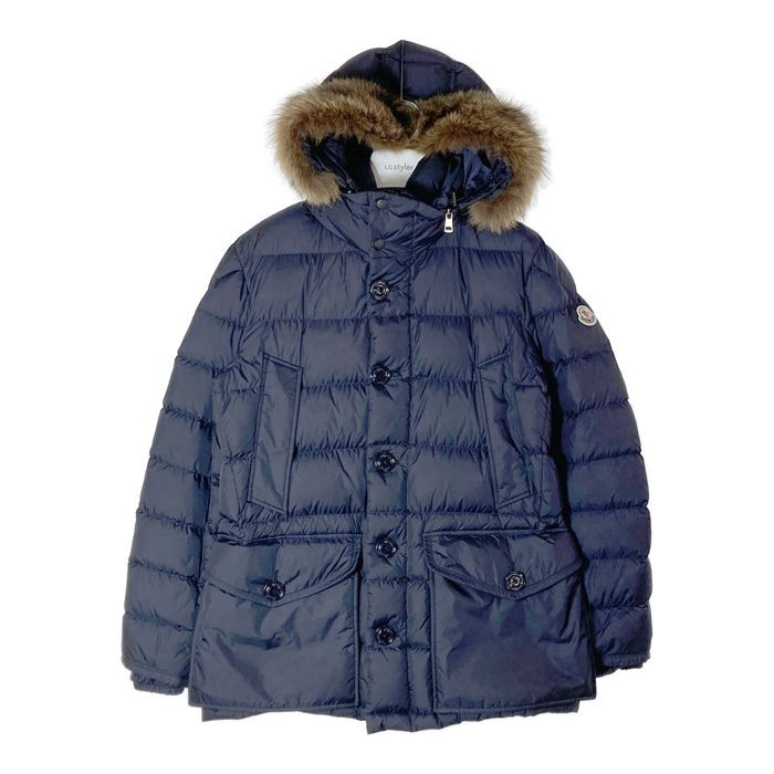 MONCLER モンクレール H20911B52502 CLUNY GIUBBOTTO ダウンジャケット ネイビー size2 瑞穂店