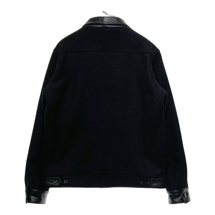 T.F.O.A クローズ 武装戦線 ウール レザー スポーツジャケット ブラック Size L 瑞穂店