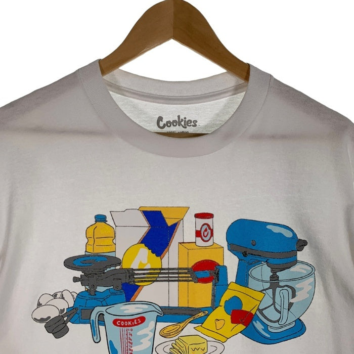 Cookies クッキーズ プリント Tシャツ ホワイト Size M 福生店