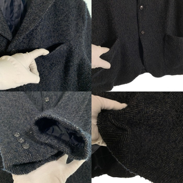 Pherrow's フェローズ Herringbone Suck Jacket ヘリンボーン サックジャケット 3B テーラード ネイビー 19W-PWSC1-HB Size L 福生店