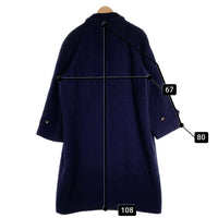 COMME des GARCONS HOMME コムデギャルソンオム ウール チェスターコート 比翼 ロング ラグランスリーブ ネイビー オールド HC-090100M Size M 福生店