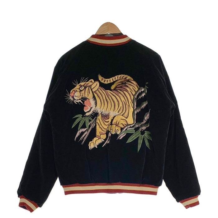 TAILOR TOYO テーラー東洋 ヒノヤ75周年 別珍 キルティング リバーシブル スーベニアジャケット スカジャン ブラック ブルー TT15664HY Size XL 福生店