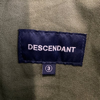 DESCENDANT ディセンダント ミリタリーカーゴショーツ ショートパンツ グリーン 裾カットオフ Size 3 福生店