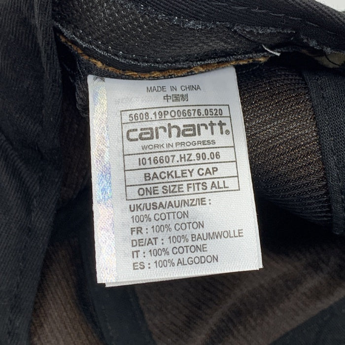Carhartt WIP カーハート ワークインプログレス BACKLEY CAP ジェットキャップ ブラウンダック 福生店