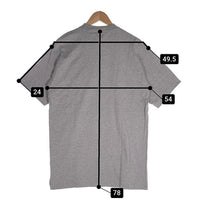 majestic マジェスティック Newyork Mets ニューヨーク メッツ アーチロゴ 半袖 Tシャツ グレー オレンジ メキシコ製 Size L 福生店