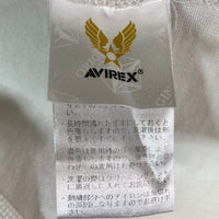 AVIREX アヴィレックス 6193344 刺繍 Tシャツ ホワイト sizeM 瑞穂店