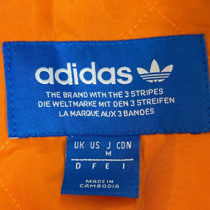 adidas アディダス AY9149 MA-1 SST JACKET スリーストライプ フライトジャケット 中綿 ボルドー SizeM 瑞穂店