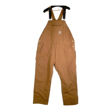 Carhartt カーハート R01 Relaxed Fit DUCK BIB OVERALLS リラックスフィット ダック オーバーオール ブラウン 1027776 211 Size 46×30 福生店