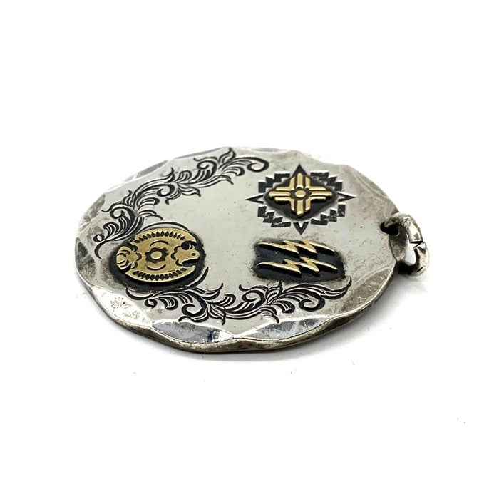 Dear Blossom ディアブロッサム K18 シルバー 特大メタル ペンダントトップ イーグル サンダー 福生店