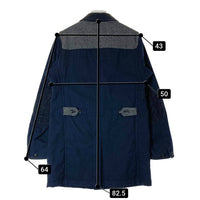 COMME des GARCONS HOMME コムデギャルソンオム HN-C017 AD2014 ウール×コットン切替 コーデュロイ エルボーパッチ カバーオール ネイビー sizeS 瑞穂店