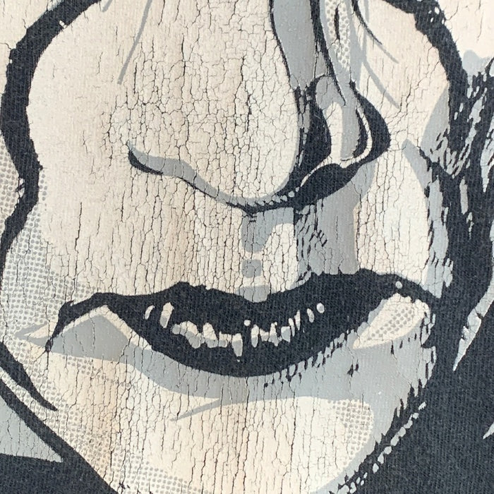 90's STING スティング フェイスプリント Tシャツ ブラック GILDAN Size XL 福生店