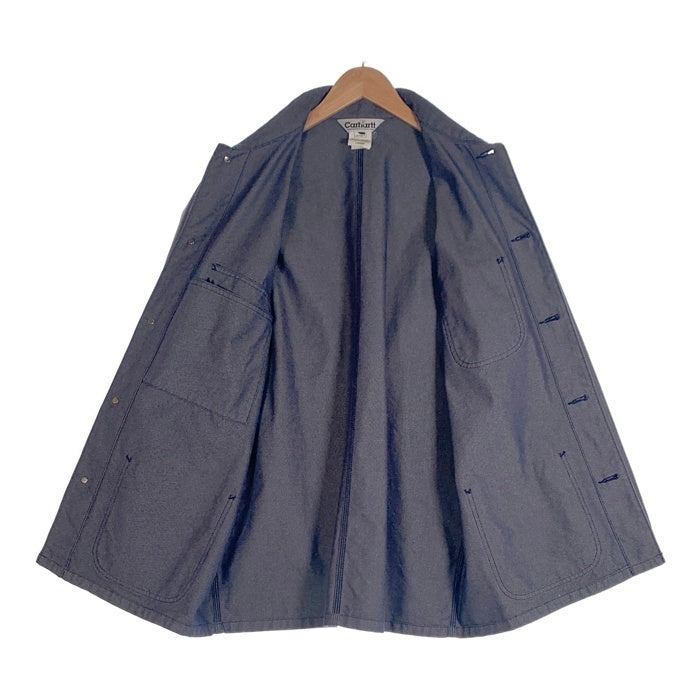 CARHARTT カーハート ダック チョアコート カバーオール デニム ジャケット グレー 0038-00 Size L 福生店