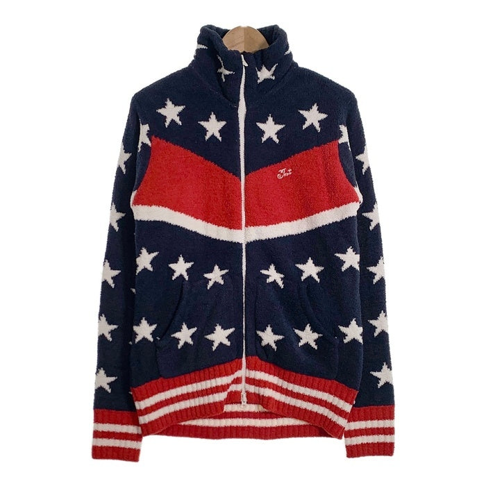 TMT ティーエムティー 19AW SHAGGY BOA STAR ZIP UP JACKET シャギーボア スタージップジャケット ネイビー TKN-F1901 Size L 福生店