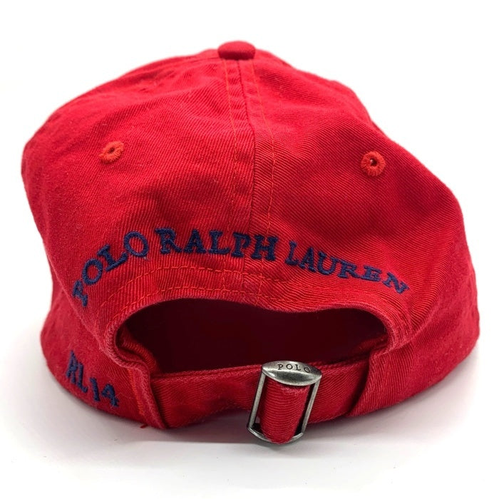 POLO RALPH LAUREN ポロラルフローレン ポロベアー 6パネル キャップ レッド 福生店