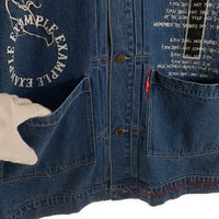 EXAMPLE  エグザンプル PEACE DENIM JACKET デニム ジャケット ライトブルー Size XL 福生店